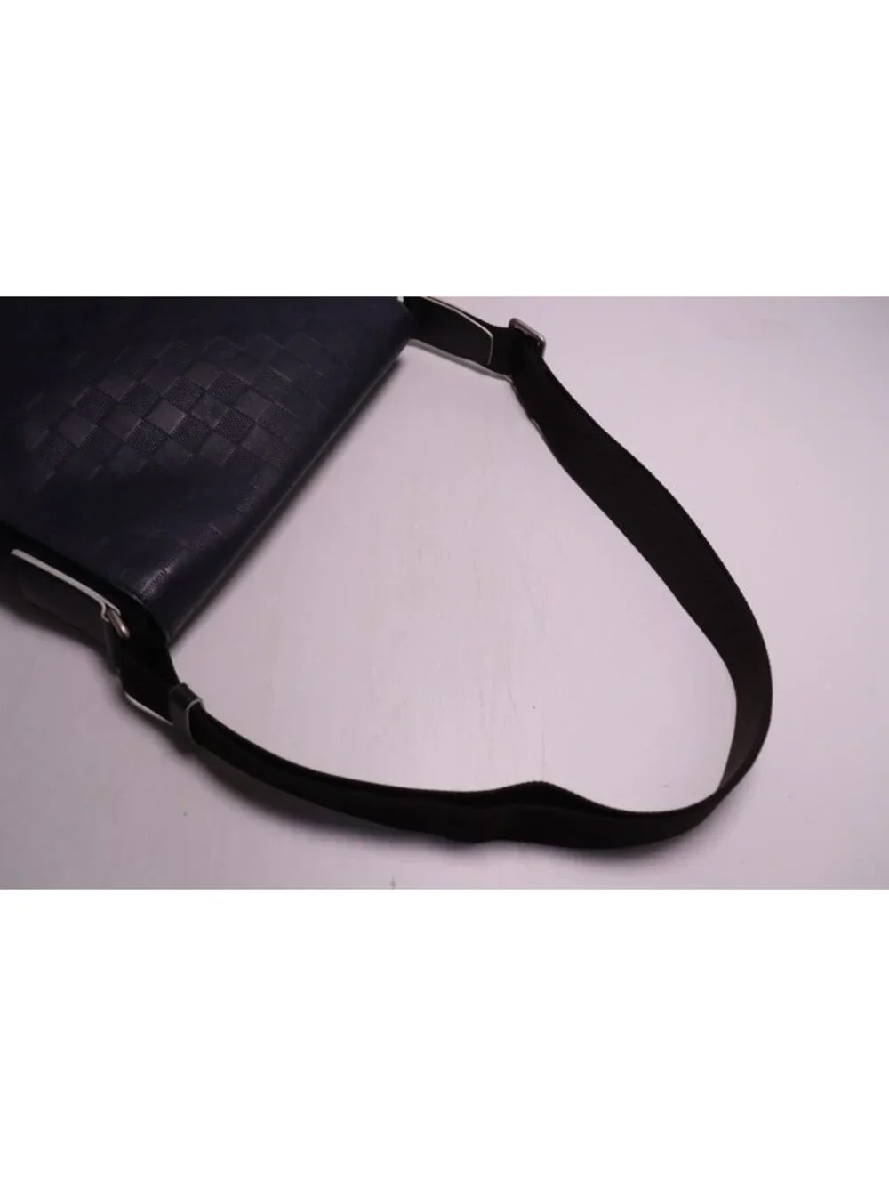 Louis Vuitton Damier Infini District PM Leather Shoulder Bag